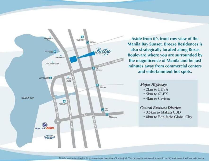 Breeze Residences - 1Br Unit With Balcony -Top Floor Manila Eksteriør billede